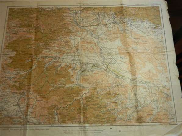 Старые топографические карты Закавказья в фото 18