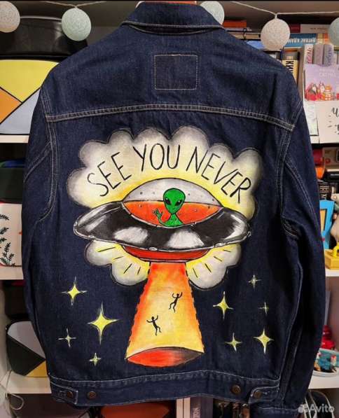 Авторская джинсовая куртка