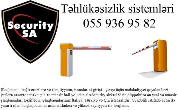 ❈Slaqbaum baryer sistemi❈