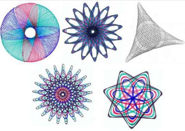 Линейка-спирограф для детского творчества в Москве фото 3