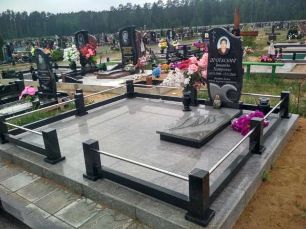 Установка памятника. Благоустройство Слуцк в Москве фото 4