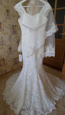 Элегантное свадебное платье в Югорске фото 4