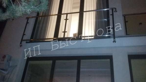 Перила из нержавеющей стали в фото 37