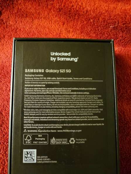 Новый Samsung Galaxy S21- S21 Ultra 5G -128GB разблокирован в 