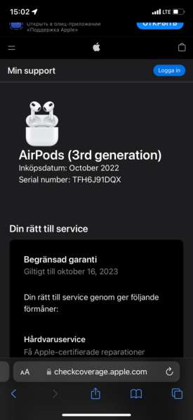 Наушники AirPods 3 оригинал в Санкт-Петербурге фото 4