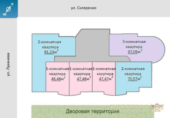 Продам двухкомнатную квартиру в г.Самара.Жилая площадь 70,57 кв.м.Этаж 14.Дом монолитный. в Самаре