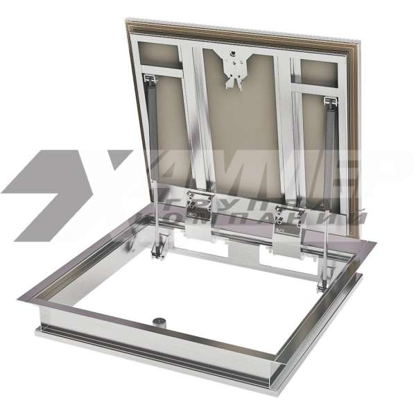 Ревизионные напольные нержавеющие люки в фото 5