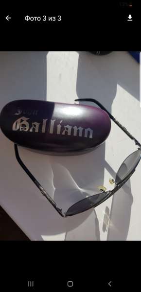 Очки авиаторы Galliano в Нахабино фото 3