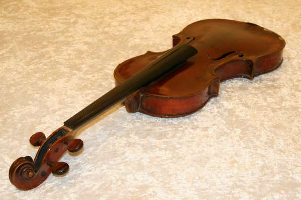 Original Vintage Geige sehr wunderschone rote Viola ! в фото 7