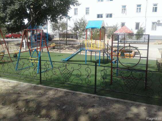 Детские площадки и уличные тренажеры в фото 7