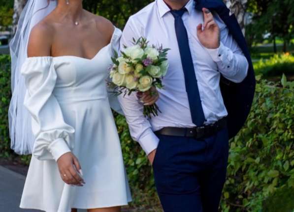 Свадебное платье 44 р в Новосибирске фото 31