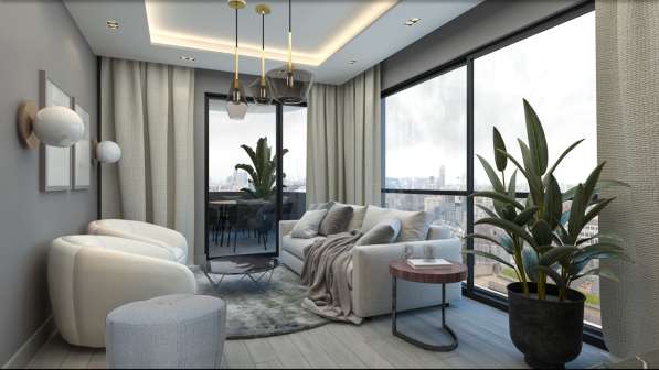 2-к. квартира 45м² Турция, Мерсин, Мезитли в фото 3