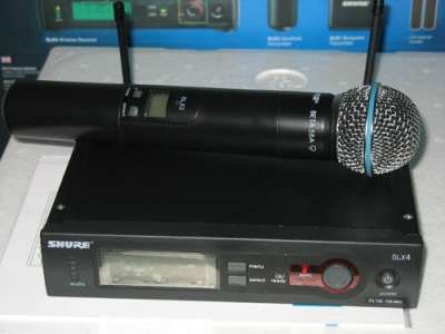 Микрофон SHURE SLX24/BETA58 радиосистема в Москве