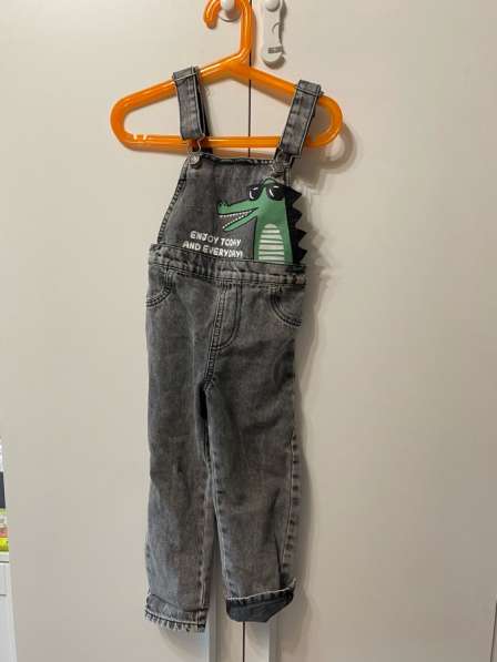 Джинсовый детский комбенизон 104