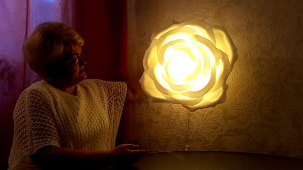 Светильник "Роза" из изолона в Барнауле в Барнауле фото 3