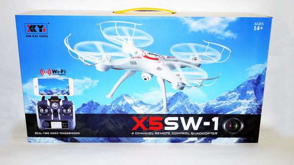 Квадрокоптер X5SW-1 c WiFi камерой в 