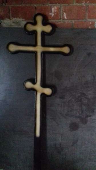 Деревянный крест на могилу в Миассе фото 3