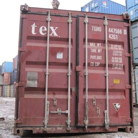 Металлический контейнер 20 футов б/у в Москве в Москве фото 12