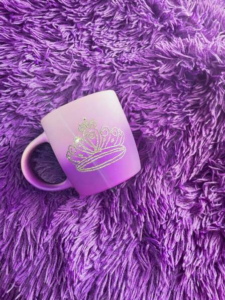 Кружка со стразами svarovski