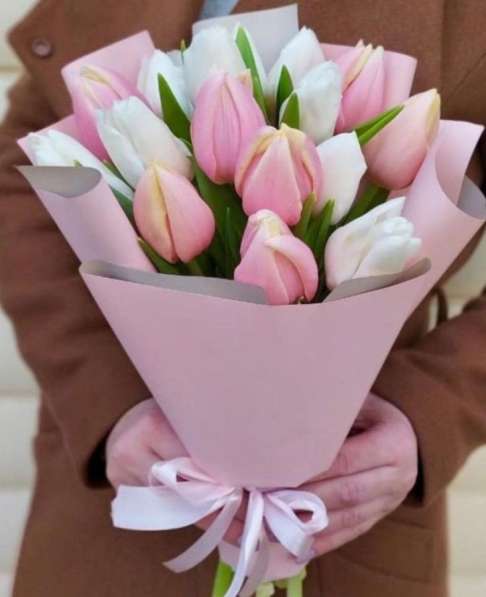 Тюльпаны доставка 8 марта в Новосибирске фото 10