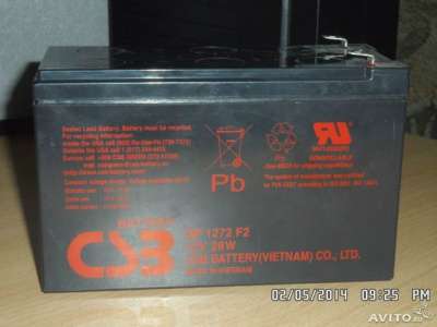 CSB GP1272 F2 Аккумулятор для ИБП 12V