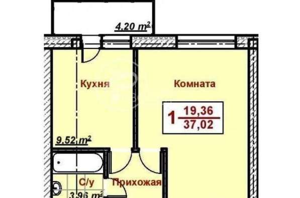 Продам однокомнатную квартиру в Краснодар.Жилая площадь 37 кв.м.Этаж 3.Дом кирпичный.