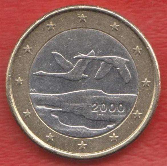 ЕВРО Финляндия 1 евро 2000 г