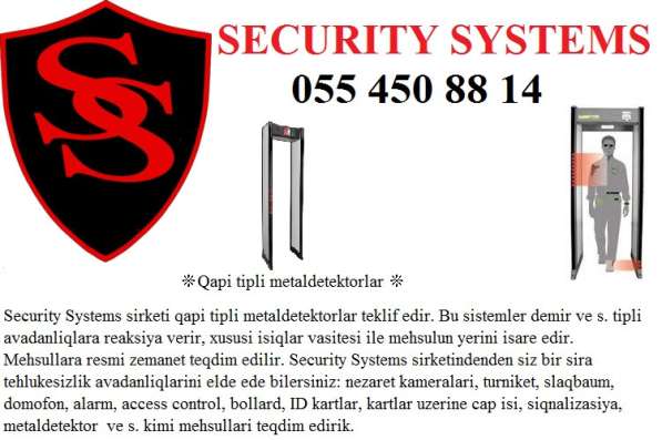 ❊Qapı tipli metal detektor ❊