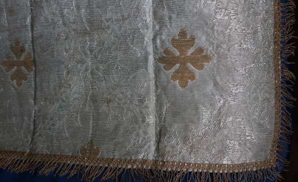 Старинный евхаристический воздух шитый серебром и золотом в Санкт-Петербурге фото 7