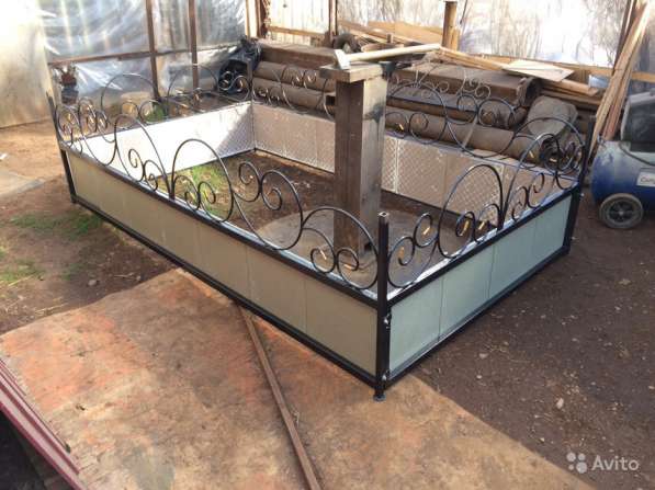 Ограды ритуальные на заказ в Альметьевске фото 9