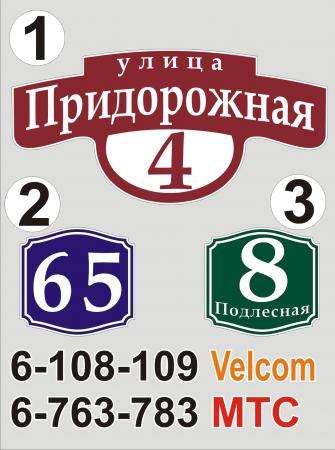 Адресная табличка на дом Дисна в фото 11