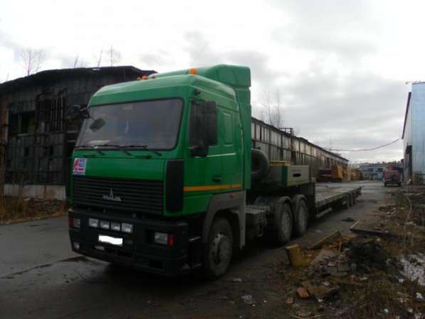 Тягач МАЗ-6430 + трал 40 тонн в Санкт-Петербурге фото 6