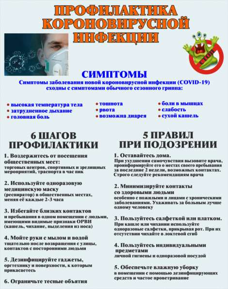 Медицинский информационный плакат в 