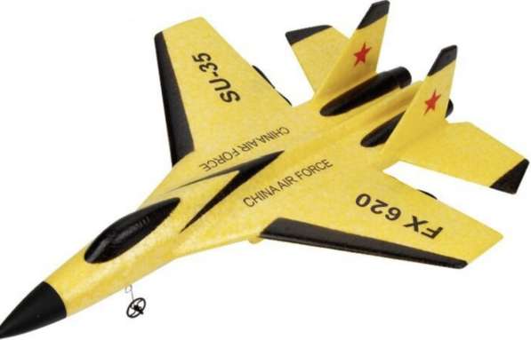 Радиоуправляемая, детская игрушка - самолет с пультом в фото 17