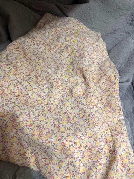 Юбка длинная в цветочек