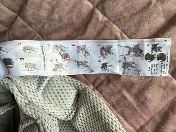 Эргорюкзак / кенгуру babybjorn one air 3D Mesh в Санкт-Петербурге