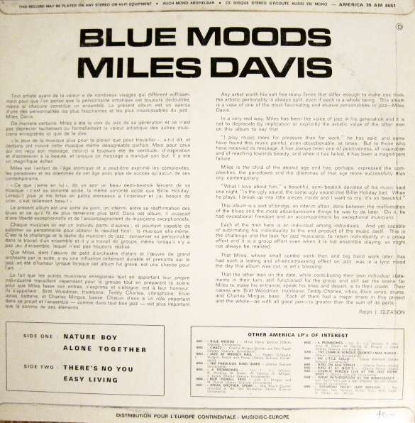 Miles Davis ‎- Blue Moods в Санкт-Петербурге фото 4