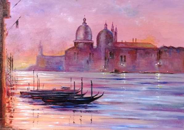 Лиловая Венеция. Моя новая картина