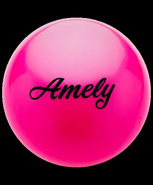 Мяч для художественной гимнастики AGB-101, 15 см, розовый в Сочи