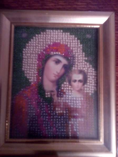 Продаётся образ из бисера Казанской Божией Матери в Симферополе фото 4