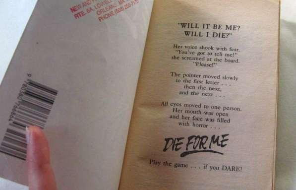 Книга на англ Die For Me. детектив