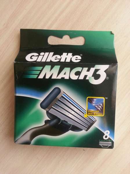 Лезвия Gillette Mach3 в упаковке (8 штук) Индонезия