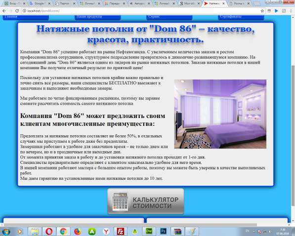 Создание сайтов в Ленинградской области в Санкт-Петербурге фото 62