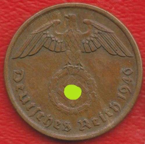 Германия 2 пфеннига 1940 г. А Берлин в Орле фото 5