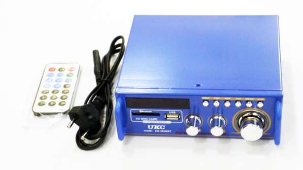 Усилитель UKС SN-3636BT - USB, SD, FM, MP3! 120W+120W в фото 3