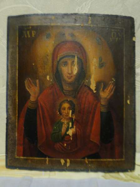 Икона Знамение пресвятой богородицы середина 19 начала 20 вв в Севастополе фото 4