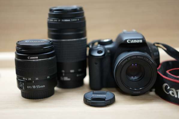 Фотокамера Canon 550D + объективы