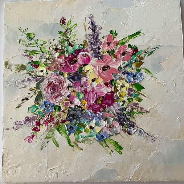 Картина маслом Цветы