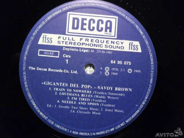 Savoy Brown - Gigantes Del Pop Vol. 46 в Санкт-Петербурге фото 3