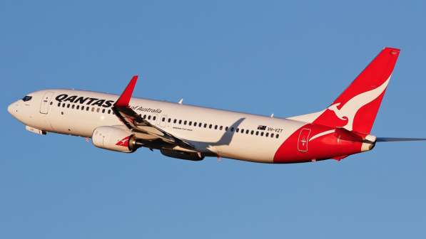 Модель самолёта Австралийской авиакомпании Qantas в Липецке